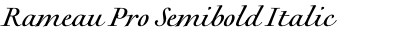Rameau Pro Semibold Italic